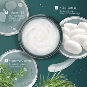 Close-up of SH-RD Protein Cream label highlighting key ingredients