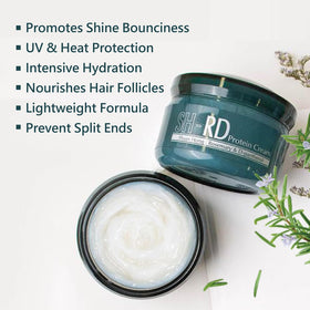 SH-RD Protein Cream pump in use for quick, even application
