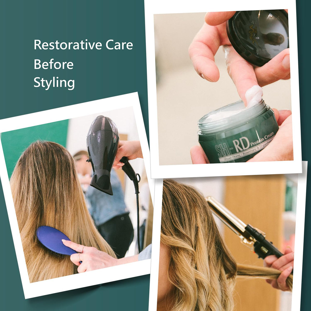 SH-RD Protein Cream ingredients featuring rosemary extract and silk