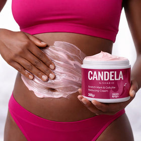 SHAEIO Candela massage application step for better absorption.