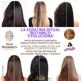 SHAEIO Keratin Hair Mask on styled hair with natural shine