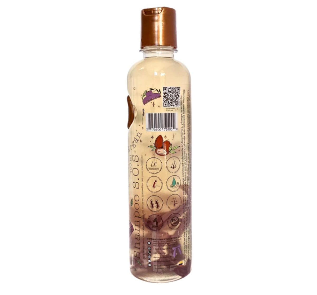 SHAEIO Onion Shampoo all hair types image shows universal suitability