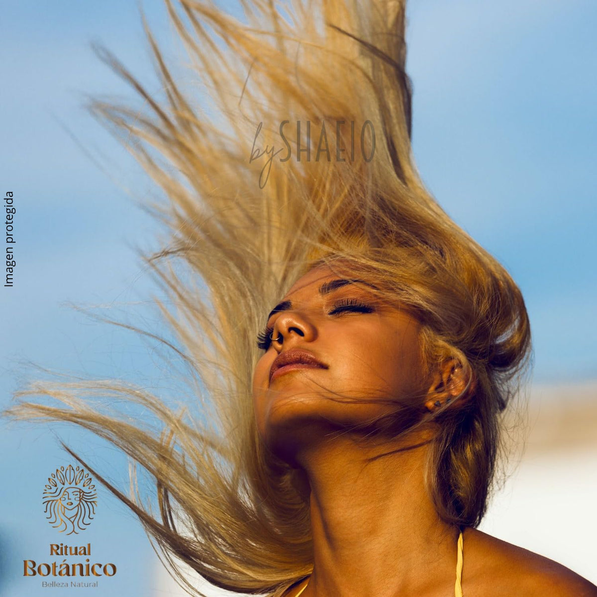 SHAEIO Ritual Botanical Rosemary-Eucalyptus Shampoo scalp massage moment.