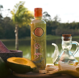 Colombian-made RitualBotanico kit on shelf with authenticity QR