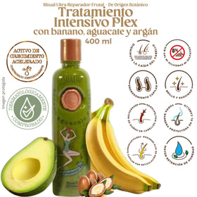 SHAEIO Plex Intensive Conditioner tube – strengthens and hydrates damaged hair.