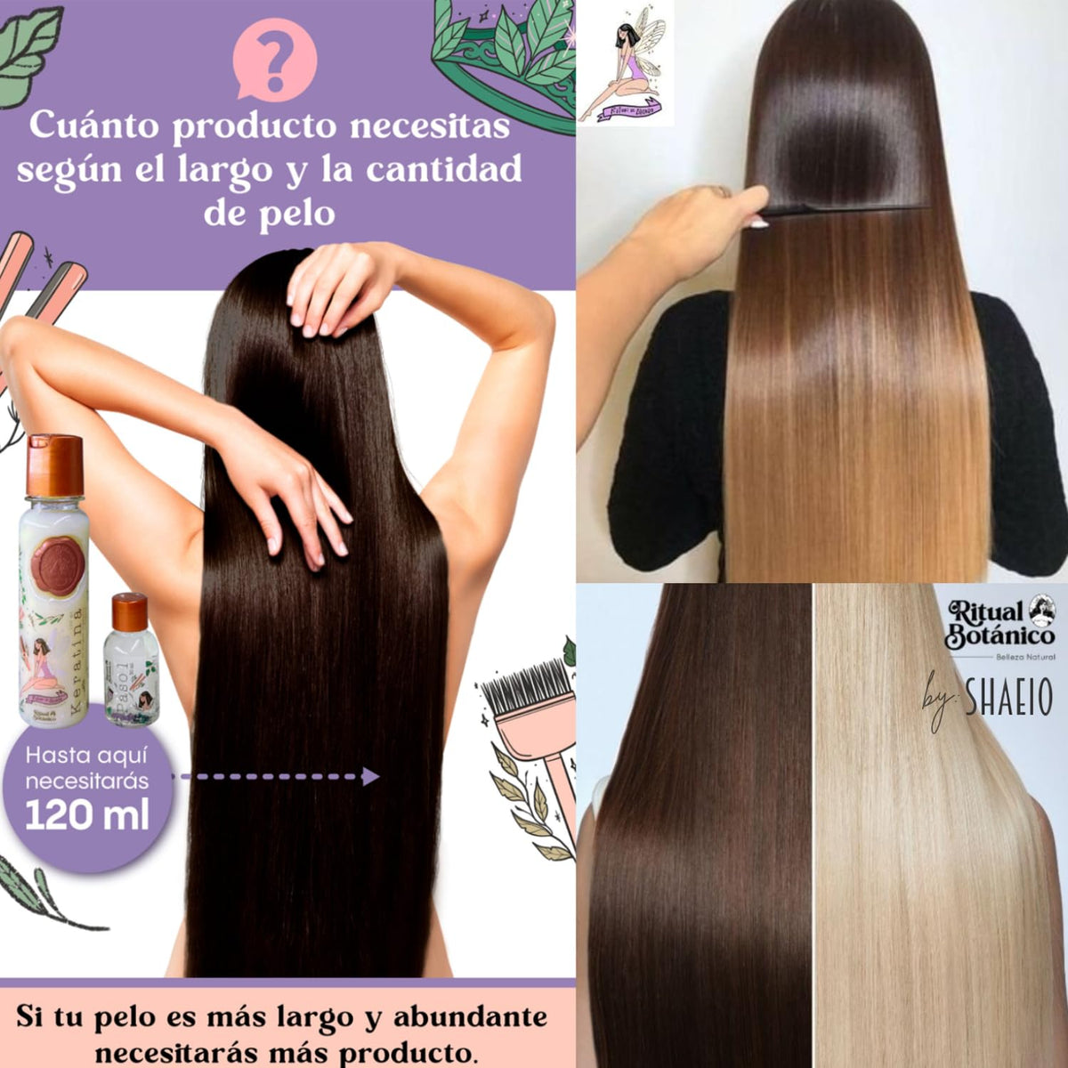 SHAEIO Ritual Botanico Keratin application brush enables even distribution.