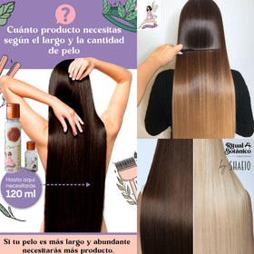 SHAEIO Ritual Botanico Keratin application brush enables even distribution.