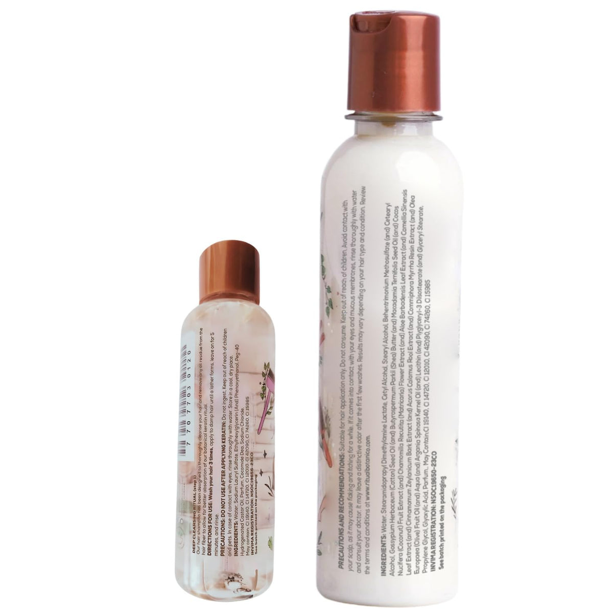 SHAEIO Ritual Botanico Keratin dispense closeup suggests precise application.