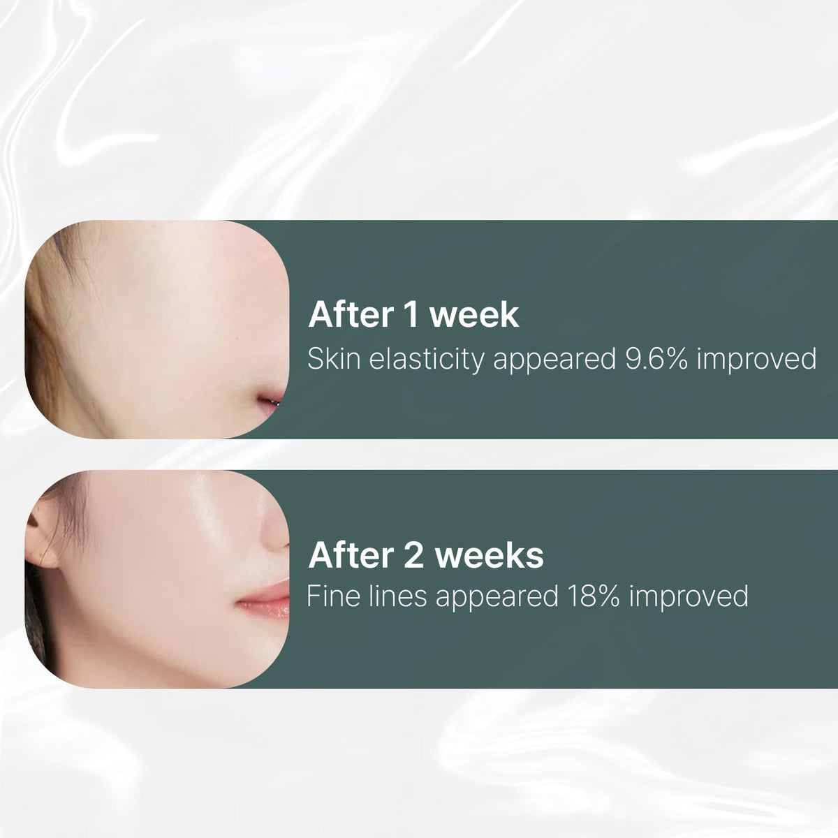 Peptide visual suggesting elasticity support from shaishaishai Milky Cream