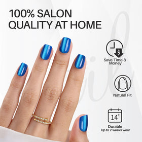 ShangMeng nail glue and tabs included for secure wear.