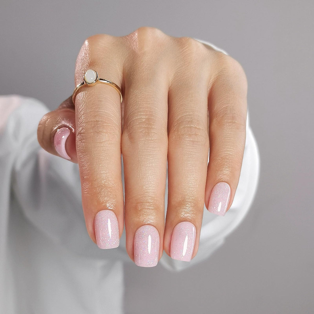 ShangMeng Pink Press On Nails Square packaging ready for at-home glam
