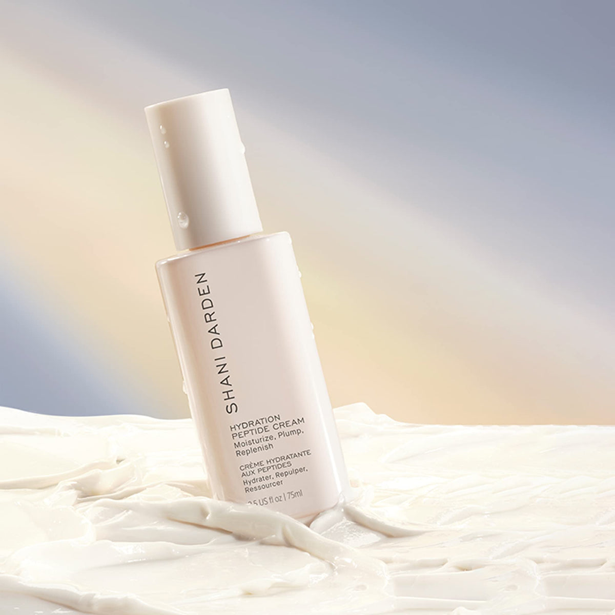 Routine-use shot of Shani Darden Hydration Peptide Cream in AM/PM layering