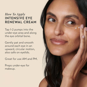 Shani Darden Intensive Eye Renewal Cream finished look after application on skin.