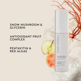 SHANI DARDEN Red Algae barrier support suggests reduced moisture loss and dewy complexion