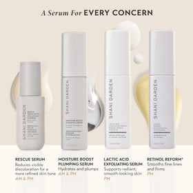 Evening skincare routine with SHANI DARDEN Rescue Serum application