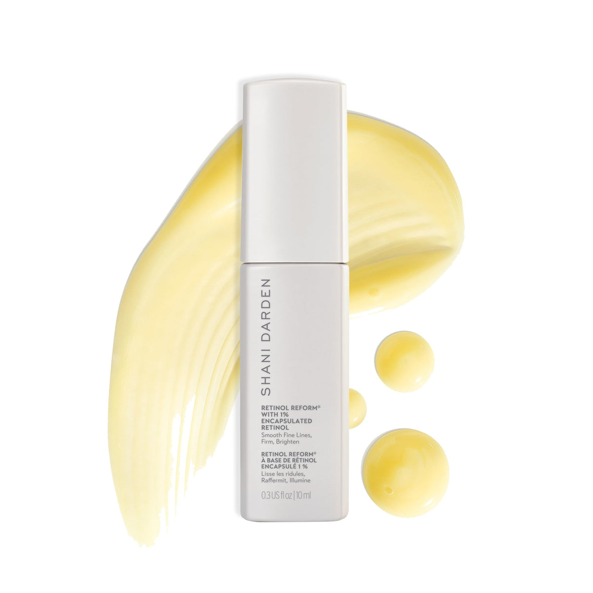 SHANI DARDEN Retinol Reform bottle pump for easy nightly application.