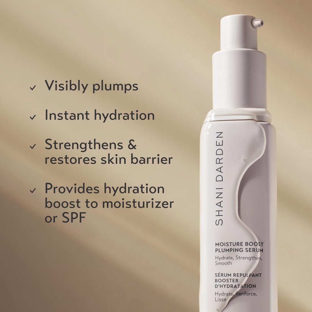 SHANI DARDEN Snow Mushroom Serum texture visible for instant plump hydration