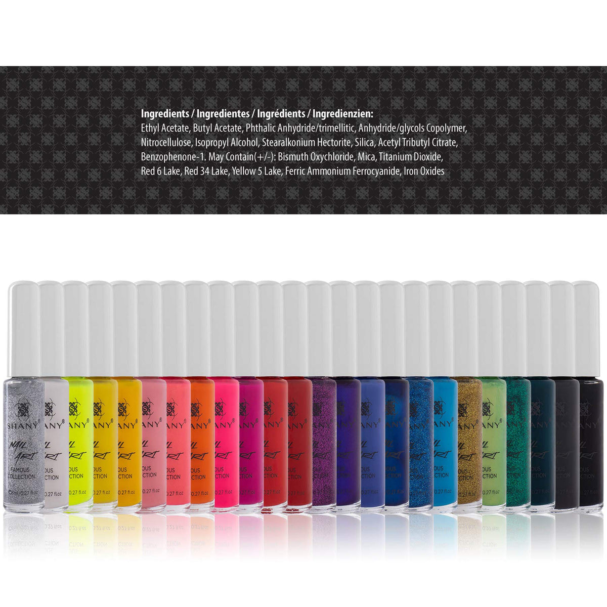 SHANY matte shades deliver smooth, rich color with a modern finish.