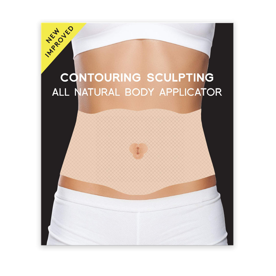 Shape and Tone all-natural wrap bottle highlighting premium formula for skin contouring.
