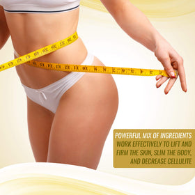 Shape and Tone wrap worn under clothes for discreet daily use.
