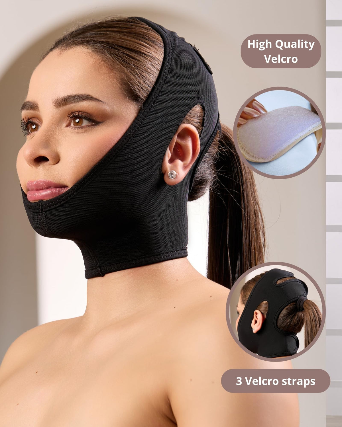 Shape Concept 301 chin strap ideal for mentoplasty and neck surgery recovery.