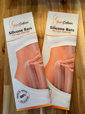 Shape Definer bars worn under a compression garment for discreet everyday use