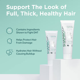 Shapiro MD green tea ingredient close-up highlights scalp-supporting properties.