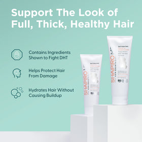 Shapiro MD Hair Growth Experts leave-in conditioner pump for quick, mess-free application