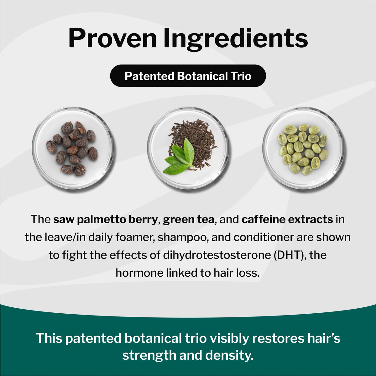 Shapiro MD Hair Growth Experts shampoo label closeup highlights DHT-fighting ingredients