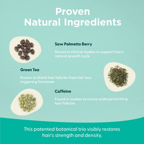 Shapiro MD Hair Growth Experts vegan formula packaging shows cruelty-free and paraben-free claims