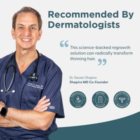 Shapiro MD Minoxidil dermatologist-backed formula endorsed by hair growth experts.