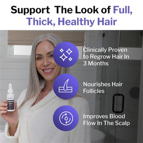 Drying time after applying Shapiro MD Minoxidil, part of daily routine