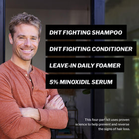 Shapiro MD Regrowth Kit conditioner bottle emphasizing hydration and detangling benefits