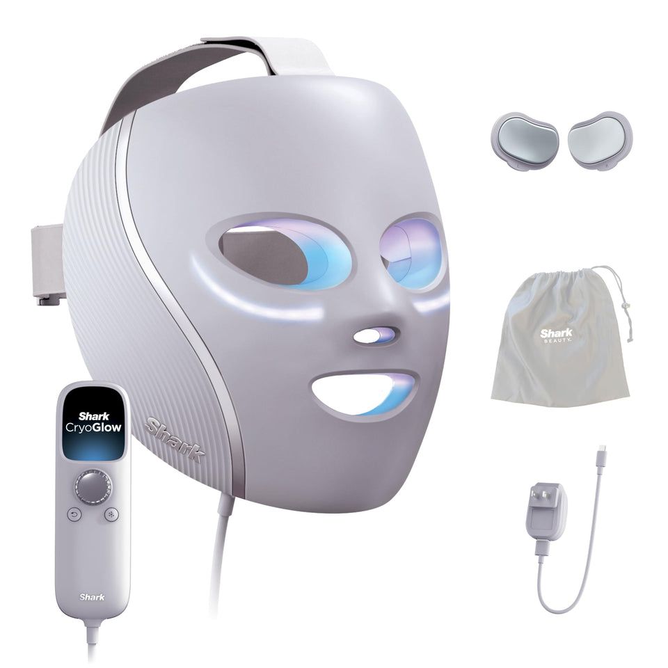 Shark CryoGlow LED mask with red-blue infrared for multi-target skin care