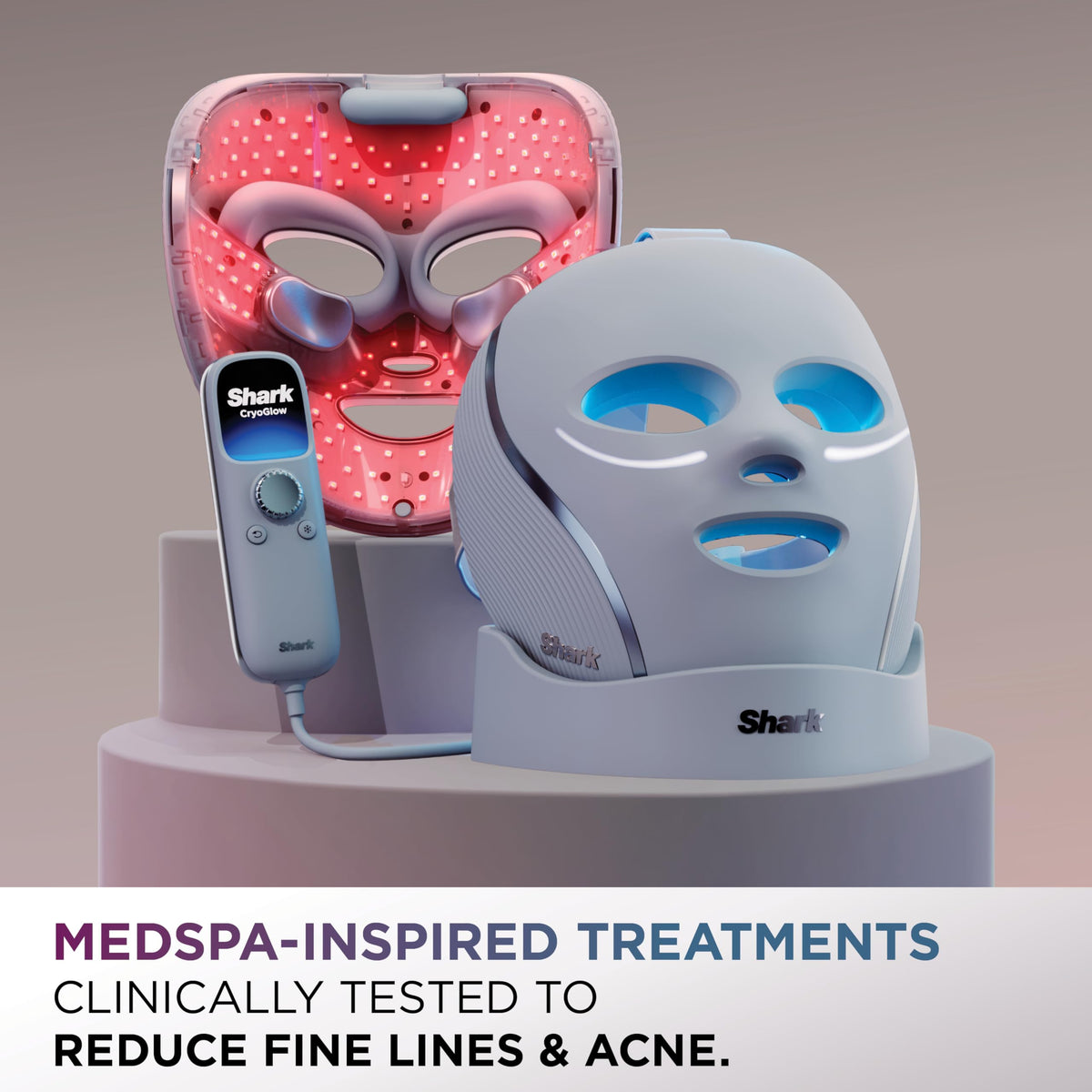 Shark CryoGlow under-eye cooling for soothing, temp-controlled relief