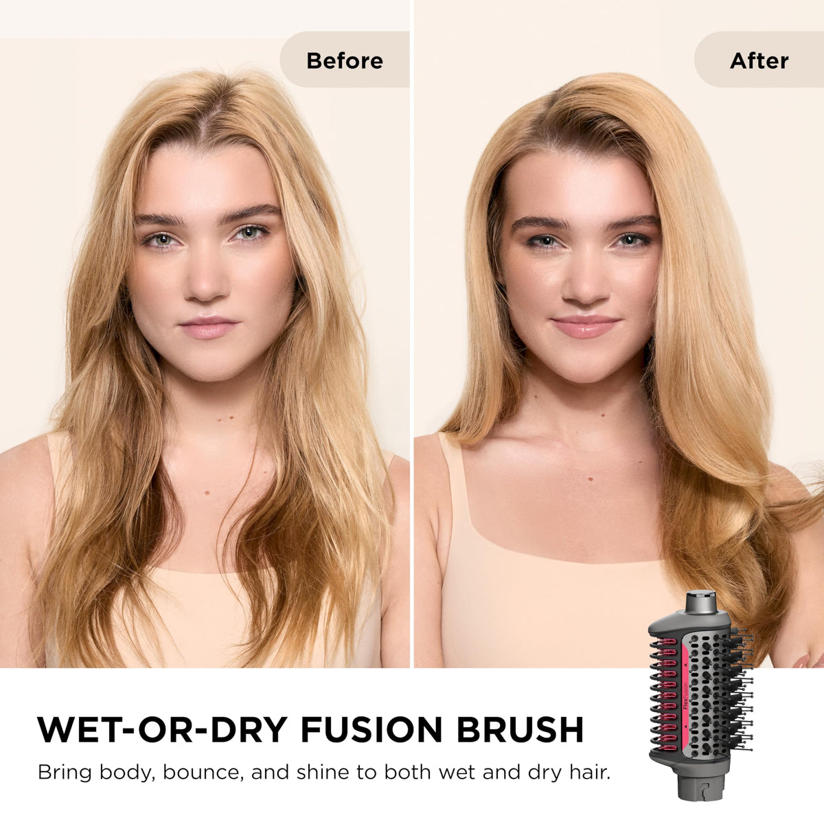 Shark FlexFusion FrizzFighter finishing tool smooths flyaways.