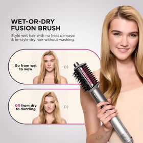 Shark FlexFusion restyle dry hair for salon-like blowouts.