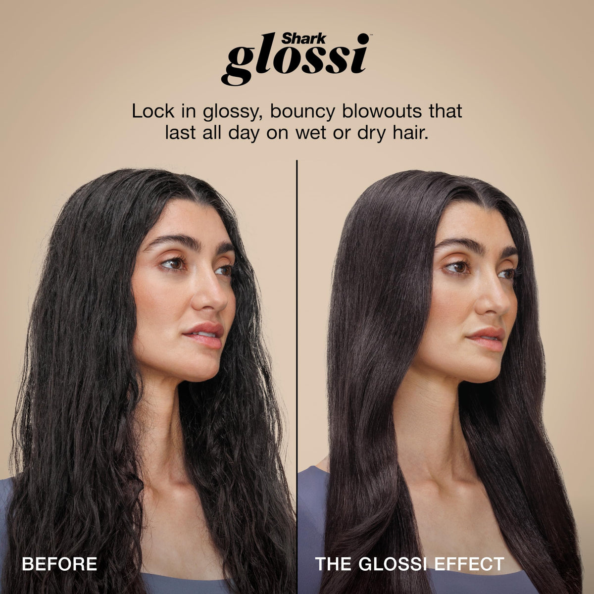 Shark Glossi color-friendly settings for color-treated hair