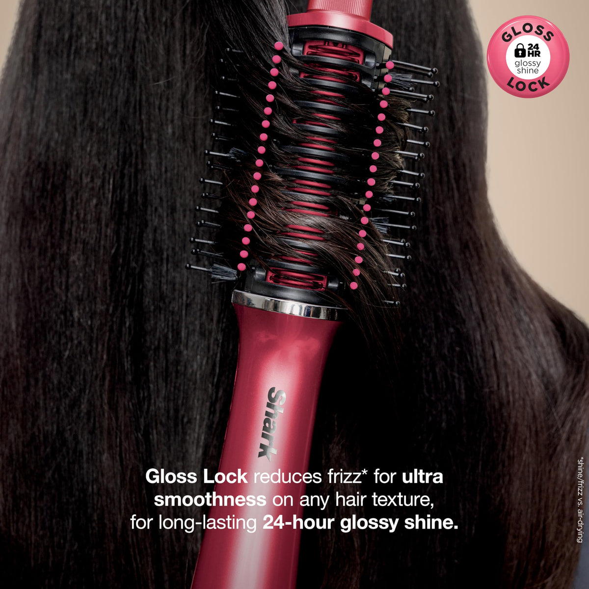 Shark Glossi high-speed airflow for frizz control and shine