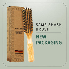 SHASH bristles detail shows even oil distribution.