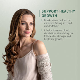 SHASH soft-bristles in action help improve hair texture.
