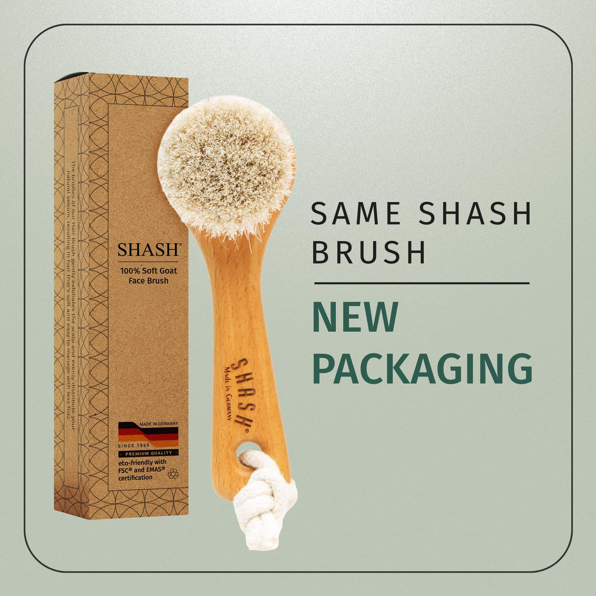SHASH ergonomic dry brush handle designed for comfortable, controlled use