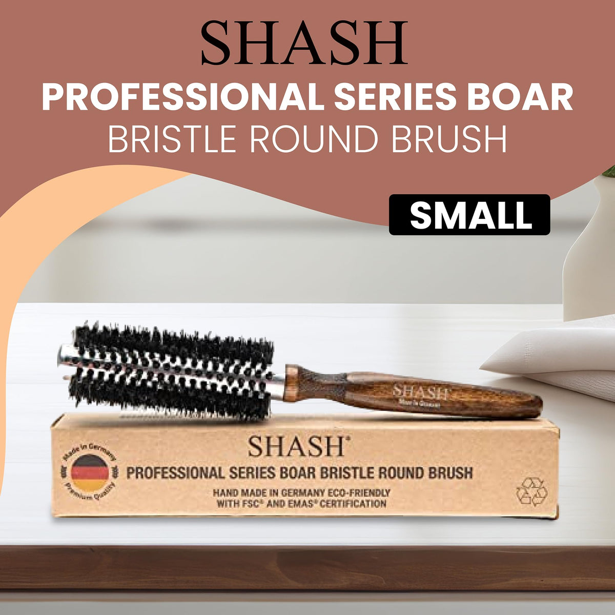 SHASH professional brush supports daily styling with a premium, long-lasting build.