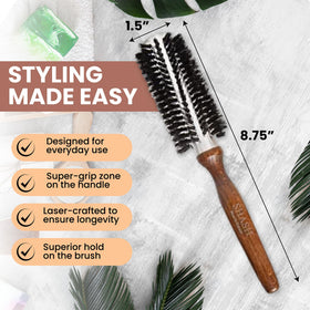 SHASH eco-sourced beech wood handle combines durability with sustainable design.