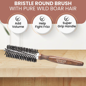 SHASH German-made brush reflects high-quality craftsmanship for professional use.