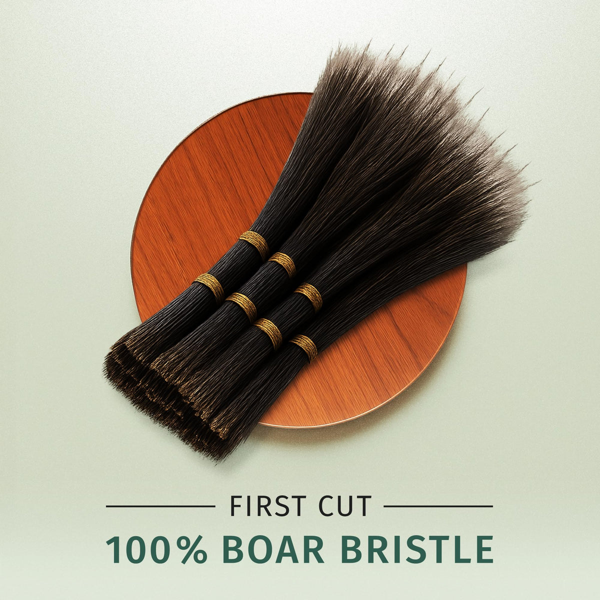 SHASH natural boar bristles detangle and distribute scalp oils for shine.