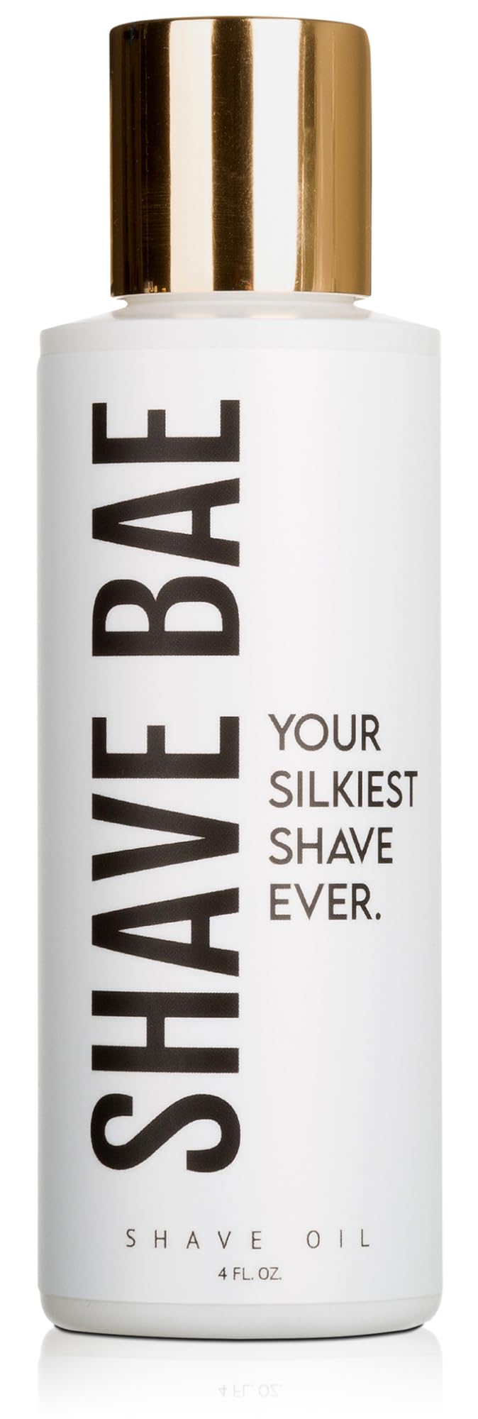 Shave Bae bottle pour demonstrates controlled dispensing for a smooth shave.