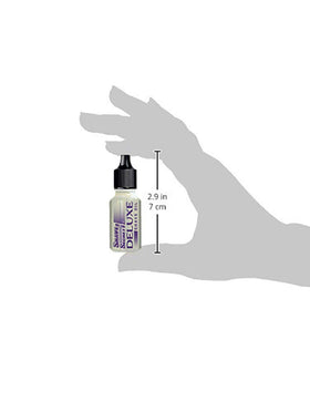 Shave Secret Deluxe Shaving Oil on vanity tray, offering instant skin nourishment during daily routines.