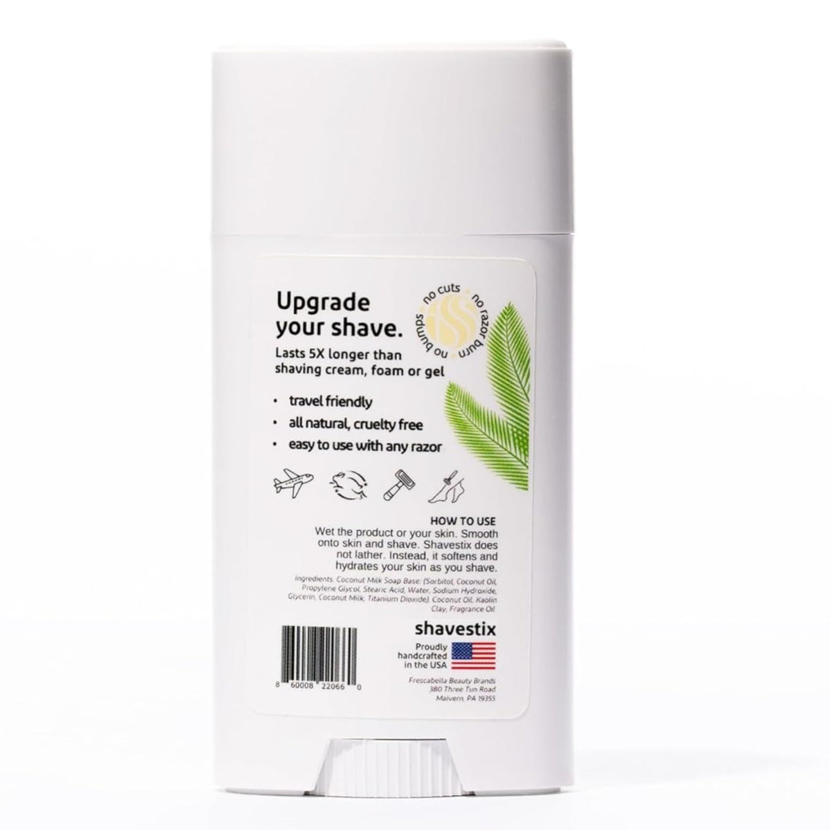 Shavestix roll-on application demonstrates easy, mess-free use for on-the-go shaves.