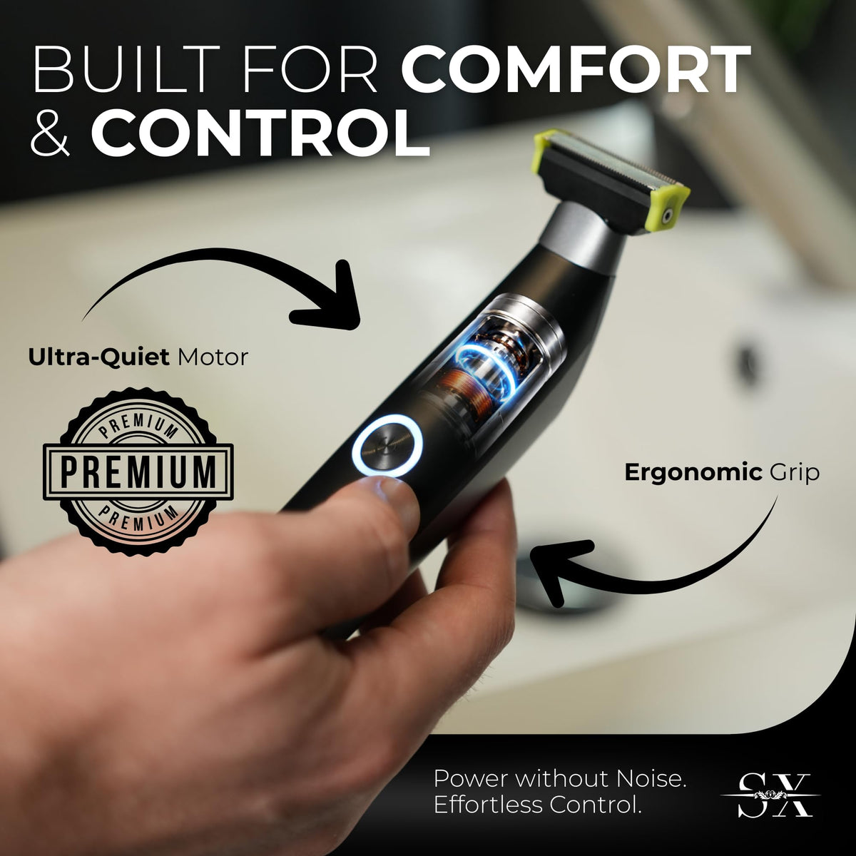 SHAVX cleaning brush and oil simplify blade care and longevity